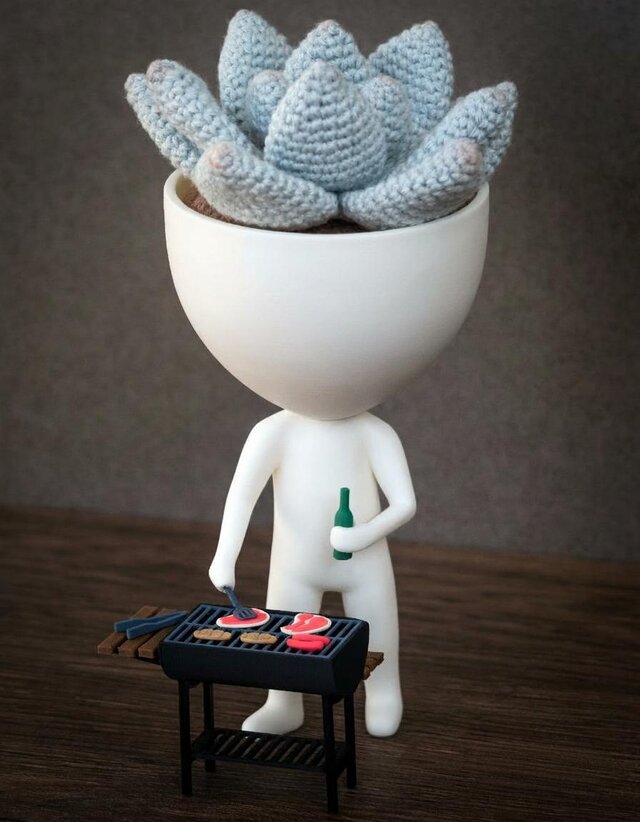 魅力的なロバート プラント BBQ グリル