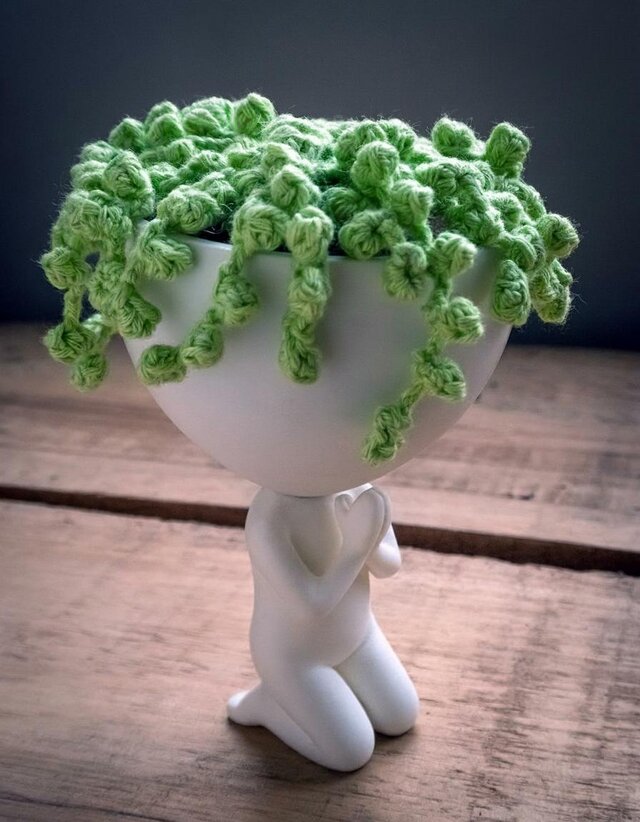 両手を広げて祝うロバートプラントポット