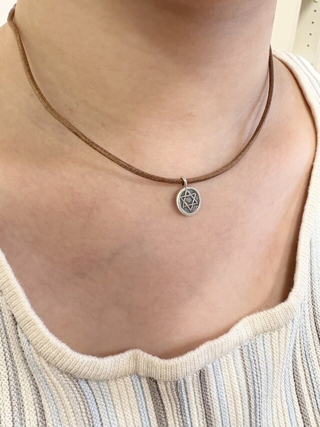 カレンシルバーチョーカー　五光星