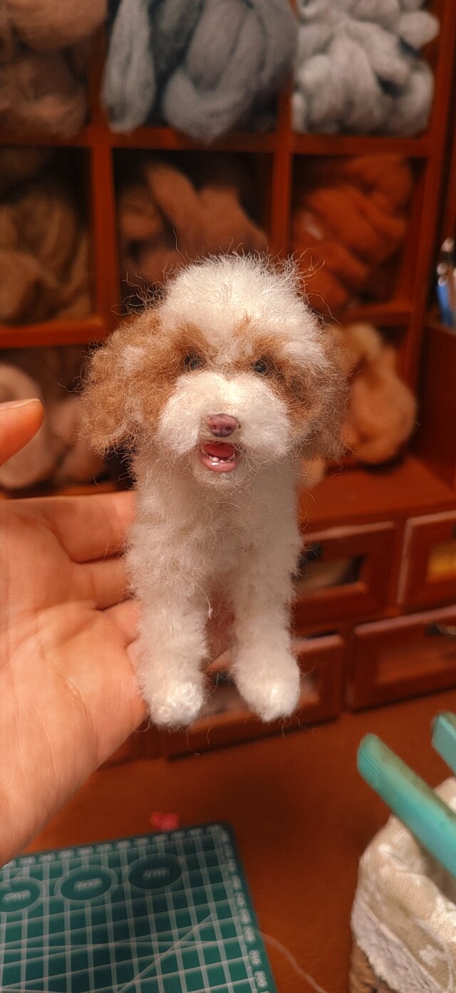 亡くなった犬を形に 羊毛フェルト｜メモリアル オーダーメイド | iichi