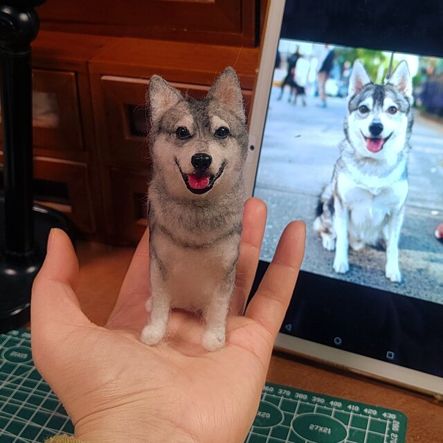 犬 うちの子 レプリカ｜羊毛フェルト オーダーメイド メモリアル