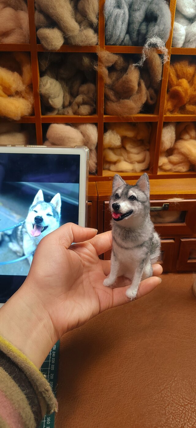 犬 うちの子 レプリカ｜羊毛フェルト オーダーメイド メモリアル