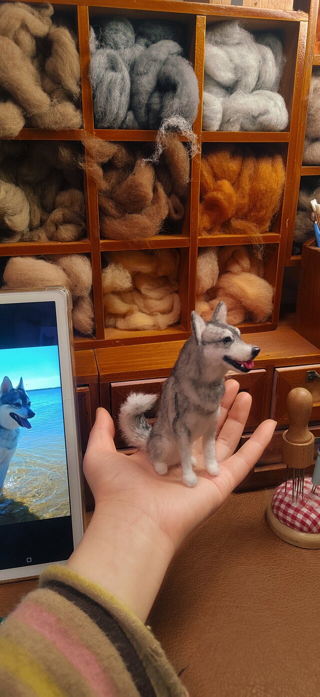 犬 うちの子 レプリカ｜羊毛フェルト オーダーメイド メモリアル