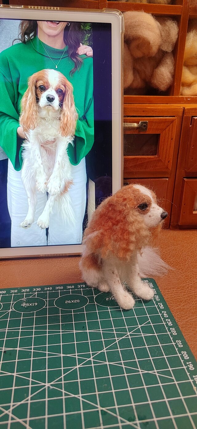 愛犬を形に残す 羊毛フェルト｜写真から作る うちの子人形 | iichi