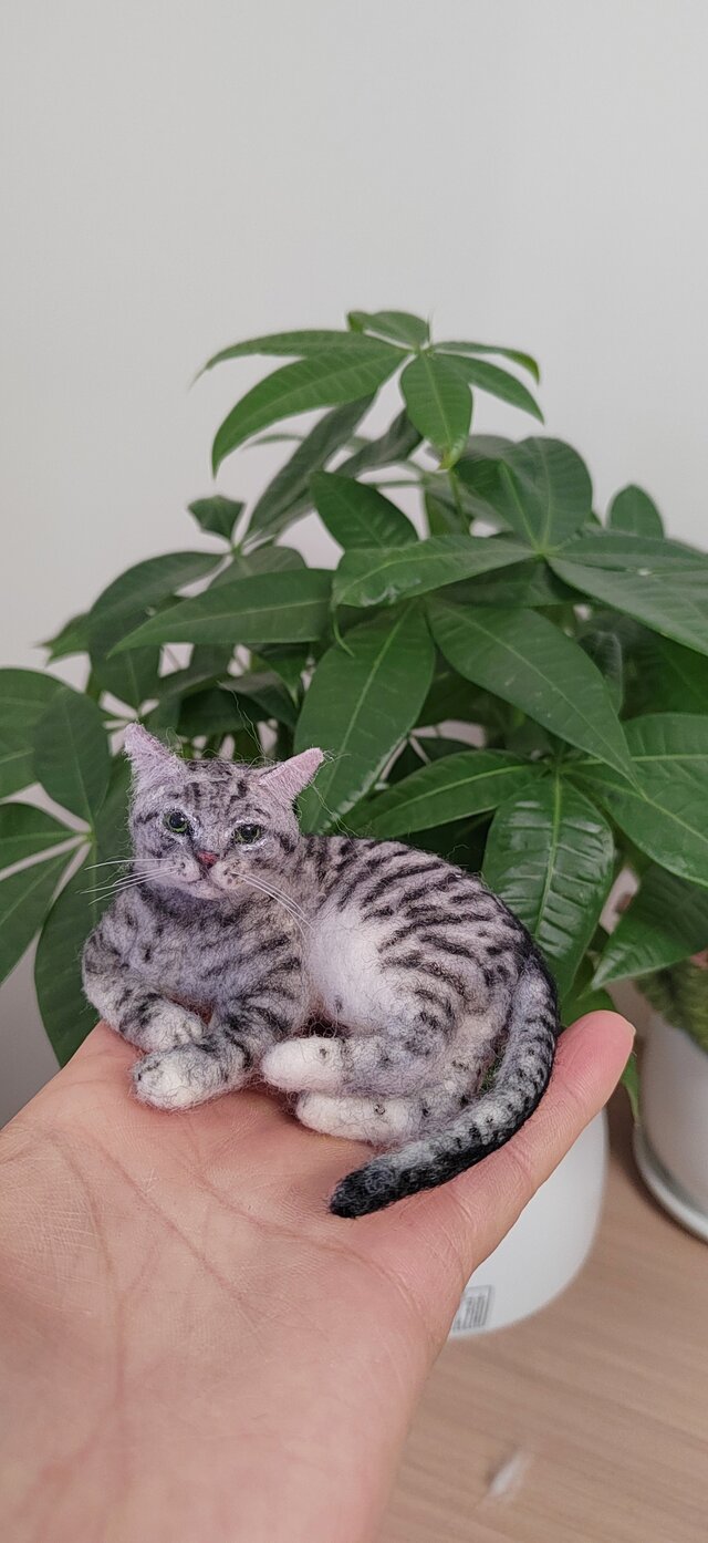 猫 メモリアルドール 羊毛フェルト｜写真から作る 愛猫レプリカ