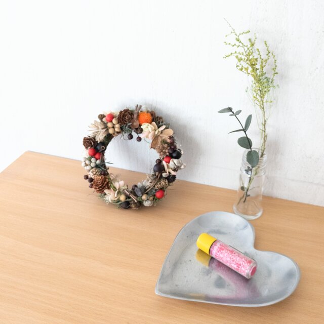 【魔女の棲む森 ～花は野にあるように～】ドライフラワー リース クリスマスリース 魔女の棲む森 ～花は野にあるように～】ドライフラワー リース