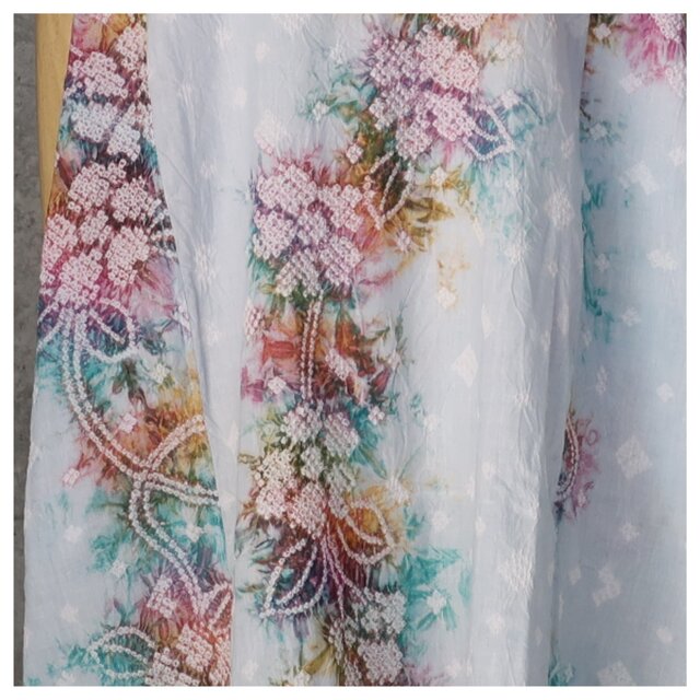 おせち♡有松絞りワンピース セール】【竹田嘉兵衛商店 × ADAM ET ROPE'】 有松絞り