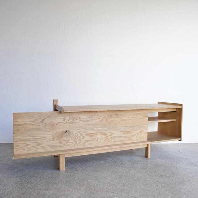 サイドボード オーク無垢 収納 リビング OAK SIDE BOARD 北欧 | iichi