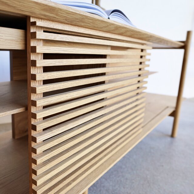 サイドボード オーク無垢 収納 リビング OAK SIDE BOARD 北欧 | iichi