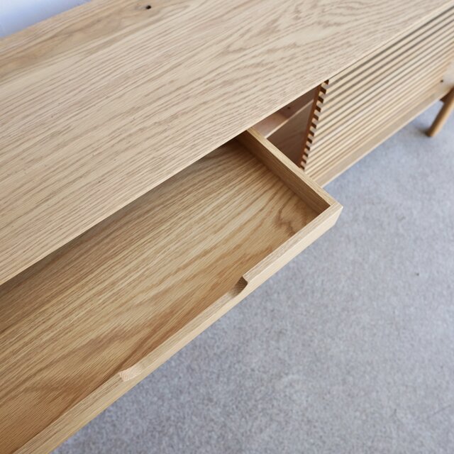サイドボード オーク無垢 収納 リビング OAK SIDE BOARD 北欧 | iichi