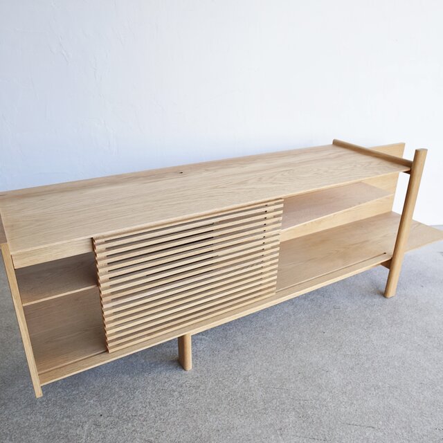 サイドボード オーク無垢 収納 リビング OAK SIDE BOARD 北欧 | iichi