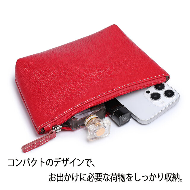 本革レザー ポシェット 牛革 軽量 斜め掛け 肩掛け コンパクト