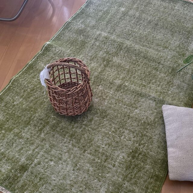 89×159抹茶グリーン　ワンカラーラグ　トルコヴィンテージラグ 89×159抹茶グリーン ワンカラーラグ トルコヴィンテージラグ