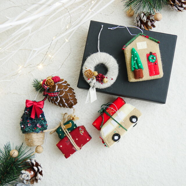 Christmas 】オーナメント クリスマス小物6点セット | iichi