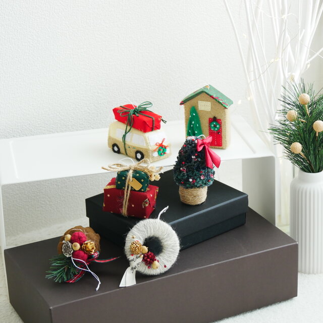 Christmas 】オーナメント クリスマス小物6点セット | iichi 日々の