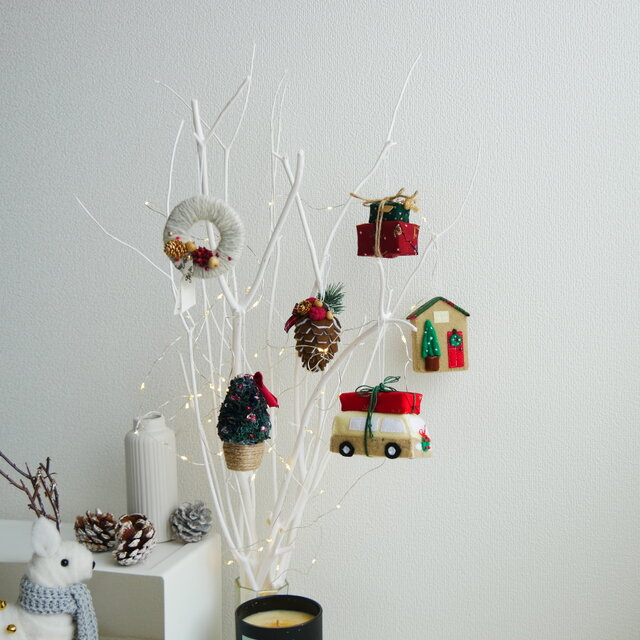 Christmas 】オーナメント クリスマス小物6点セット | iichi 日々の