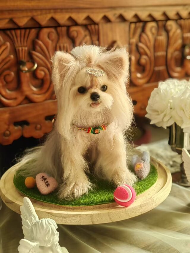 プリマロ　羊毛フェルト犬　シーズー　ペルシャ　トラ和猫 プリマロ様専用 羊毛フェルト犬 シーズー ペルシャ トラ和猫