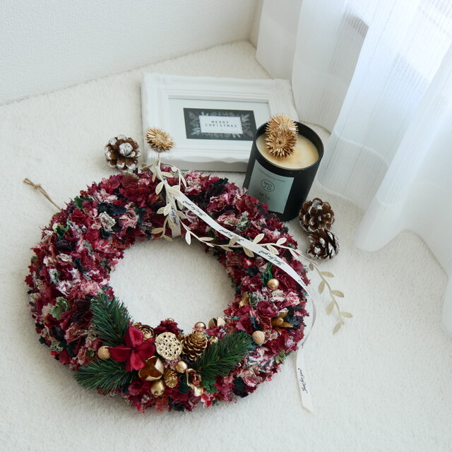 【Christmas】Red クリスマスリース