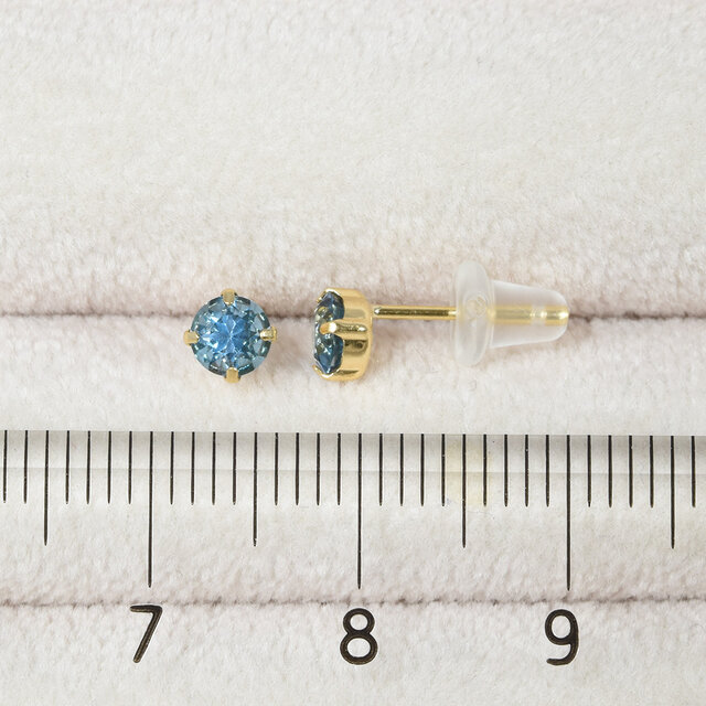 K18 ロンドンブルートパーズ ピアス CK060CIBSN | iichi 日々の暮らし