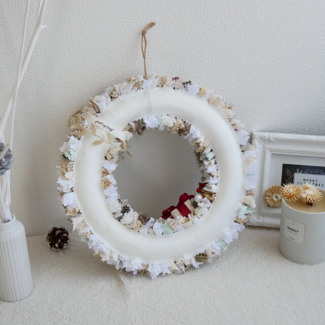 Christmas】White クリスマスリース | iichi 日々の暮らしを心地よく