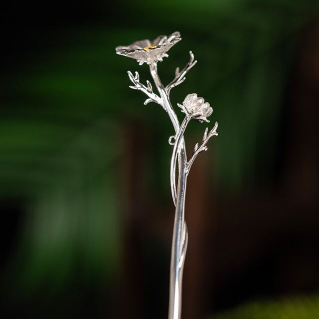 コスモスのかんざし - まるで本物の花が咲いている K185 | iichi 日々