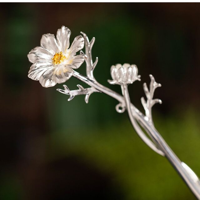 コスモスのかんざし - まるで本物の花が咲いている K185 | iichi 日々