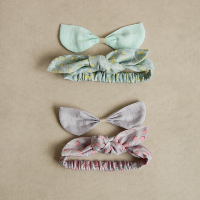 ニュアンスカラーのヘアバンド＆スタイセット | iichi 日々の暮らしを