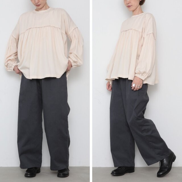 やかん様 ブラウス 36クリーム やかん様 ブラウス 36クリーム UVカット 洗えるシルクブラウス