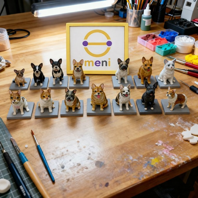 写真から作るオーダーメイドペットフィギュア｜愛犬・愛猫そっくり似顔