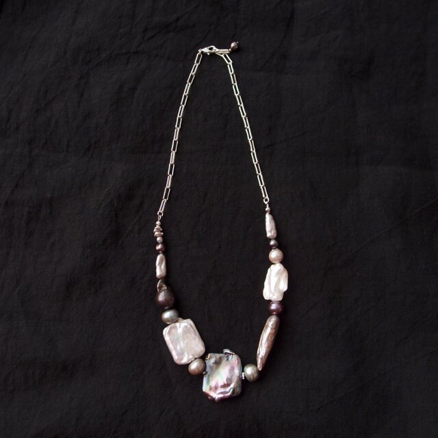 Pearl Mix Necklace ／パールミックス ネックレス（50cm）