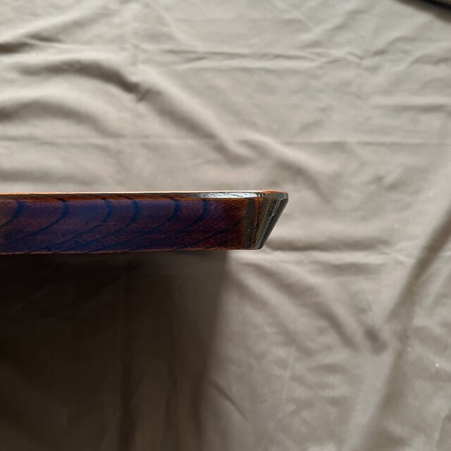 欅拭漆我谷盆 353mm×250mm×24mm 折敷 トレー №9034 | iichi 日々の