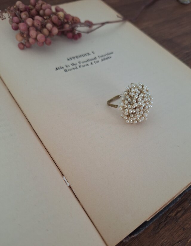 ましろの粒 リング   Mashiro no Tsubu Ring   Ring of White Grains