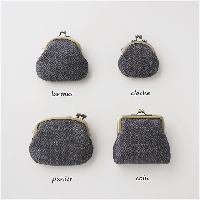 □横ひねりがま口コインケース / ミナペルホネン□ panier(mph