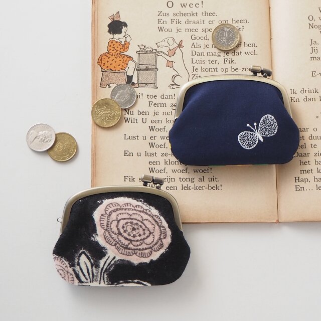 ■横ひねりがま口コインケース / ミナペルホネン■ panier(mph)