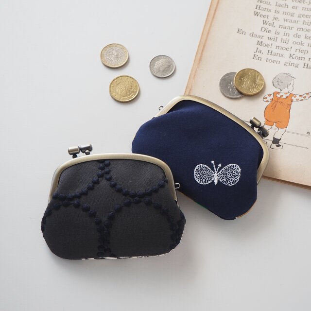 □横ひねりがま口コインケース / ミナペルホネン□ panier(mph