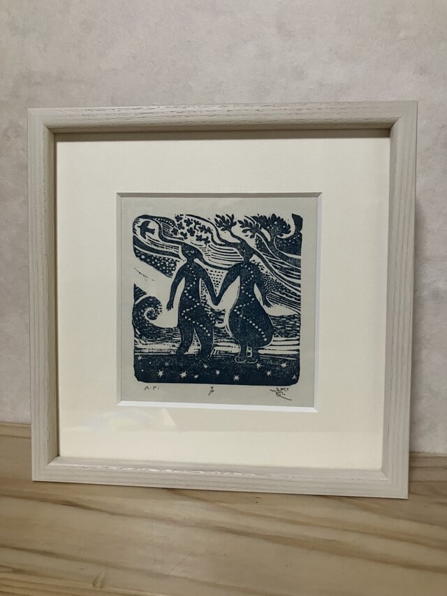 「声」額装作品