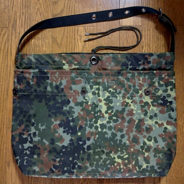 ドイツ軍BW迷彩カモフラージュショルダーバッグ メッセンジャーバッグ
