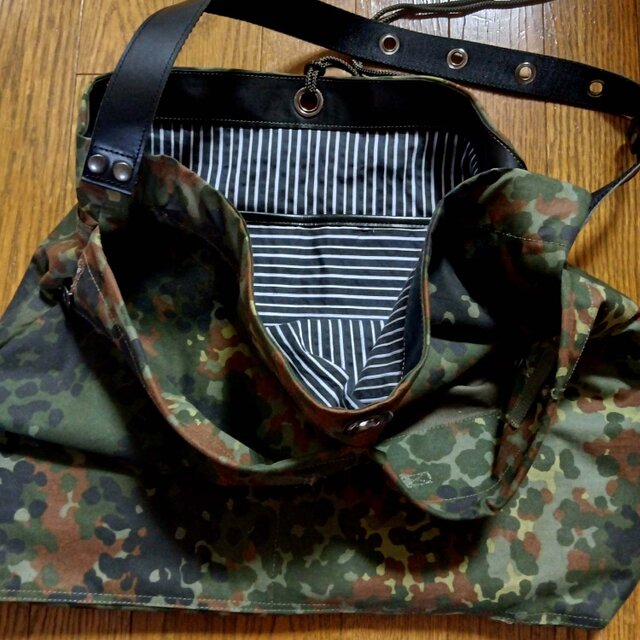 ドイツ軍　メッセンジャーバック ドイツ軍BW迷彩カモフラージュショルダーバッグ メッセンジャーバッグ