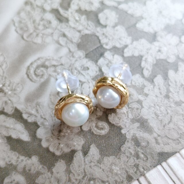 marjoram マジョラム　パール　K18 真珠 ピアス　ジュエリー marjoram マジョラムパールK18 真珠 ピアスジュエリー
