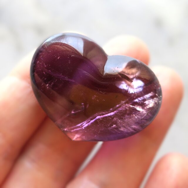 アメトリン ハート 大きめ 天然石 コレクション 99.85ct イダー