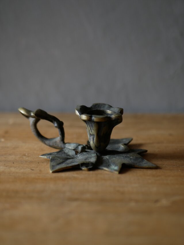 アイビー　キャンドルホルダー　フランスアンティーク　ブロカントのある暮らし アイビー キャンドルホルダー フランスアンティーク ブロカントのある