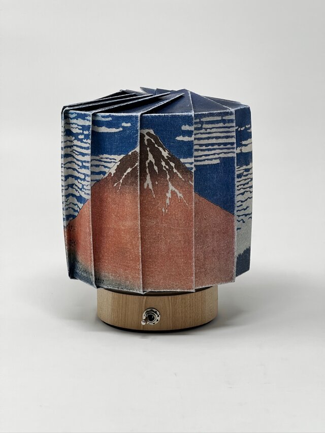 折灯り -HOKUSAI (赤富士)- | iichi 日々の暮らしを心地よくする
