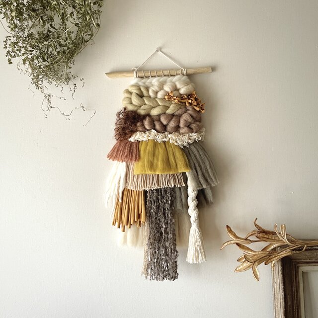 【一点もの】ウィービング タペストリー『秋麗, o.』