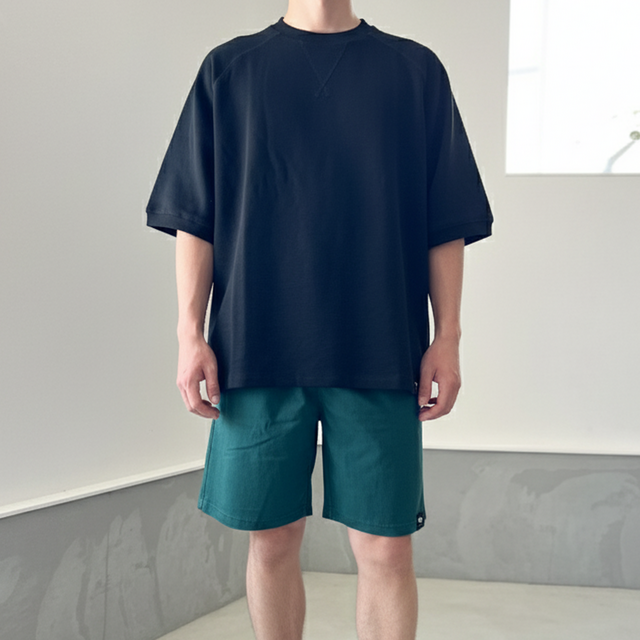 【廃盤 デッドストック】Ruler 極厚刺繍 ラグランスリーブ Tシャツ 2XL 廃盤 デッドストック】Ruler 極厚刺繍 ラグランスリーブ Tシャツ 2XL