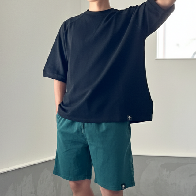 付属品完備Subculture ラグランスリーブシャツ ブラック&ホワイト ２ 2025秋♪新作』【ユニセックス】サイドスリット ガゼット付