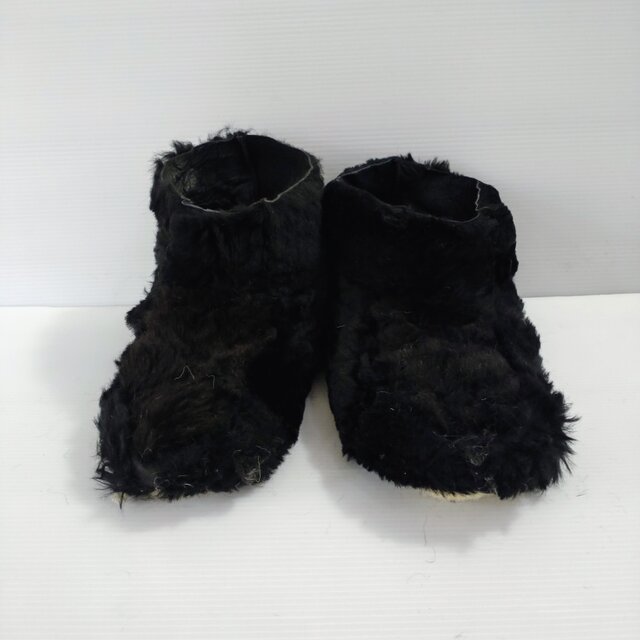 ◇秋冬新作◇羊毛ムートン100%ルームシューズ　リバーシブル　Mサイズ　ブラック