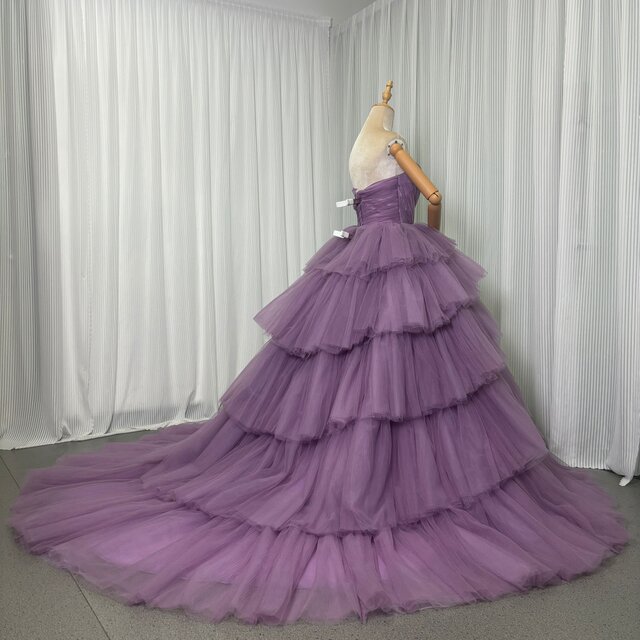 TADASHI SHOJI パープルフリルドレス IMX_4121.jpg