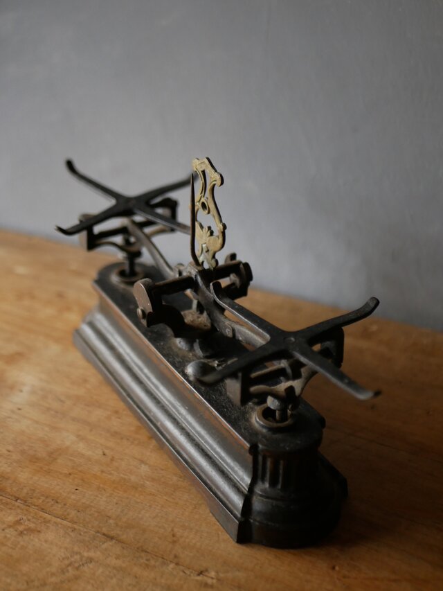 フランス　アンティーク　両天秤　EL FORCE EL FORCE フランスアンティーク バランススケール 上皿天秤