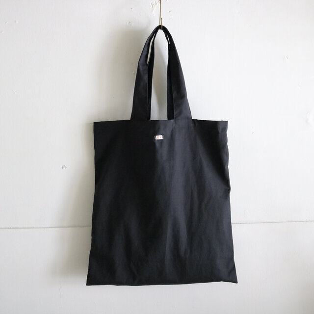 ハンドメイドバック※コットンリネン レコードバッグ/コットンリネン ブラック | iichi 日々の暮らしを