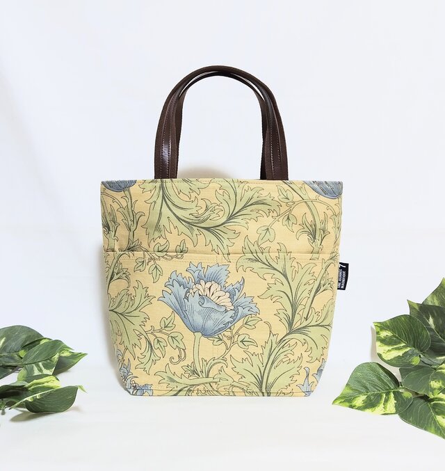 モリスのアネモネの花 お出掛けバック